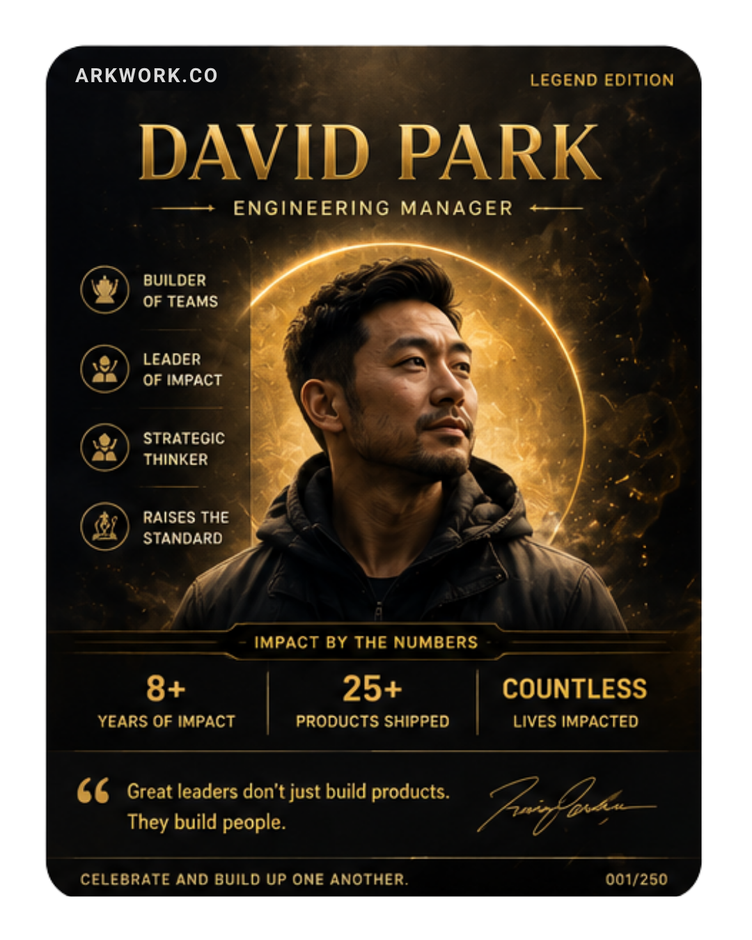 Legend edition sample card for David Park